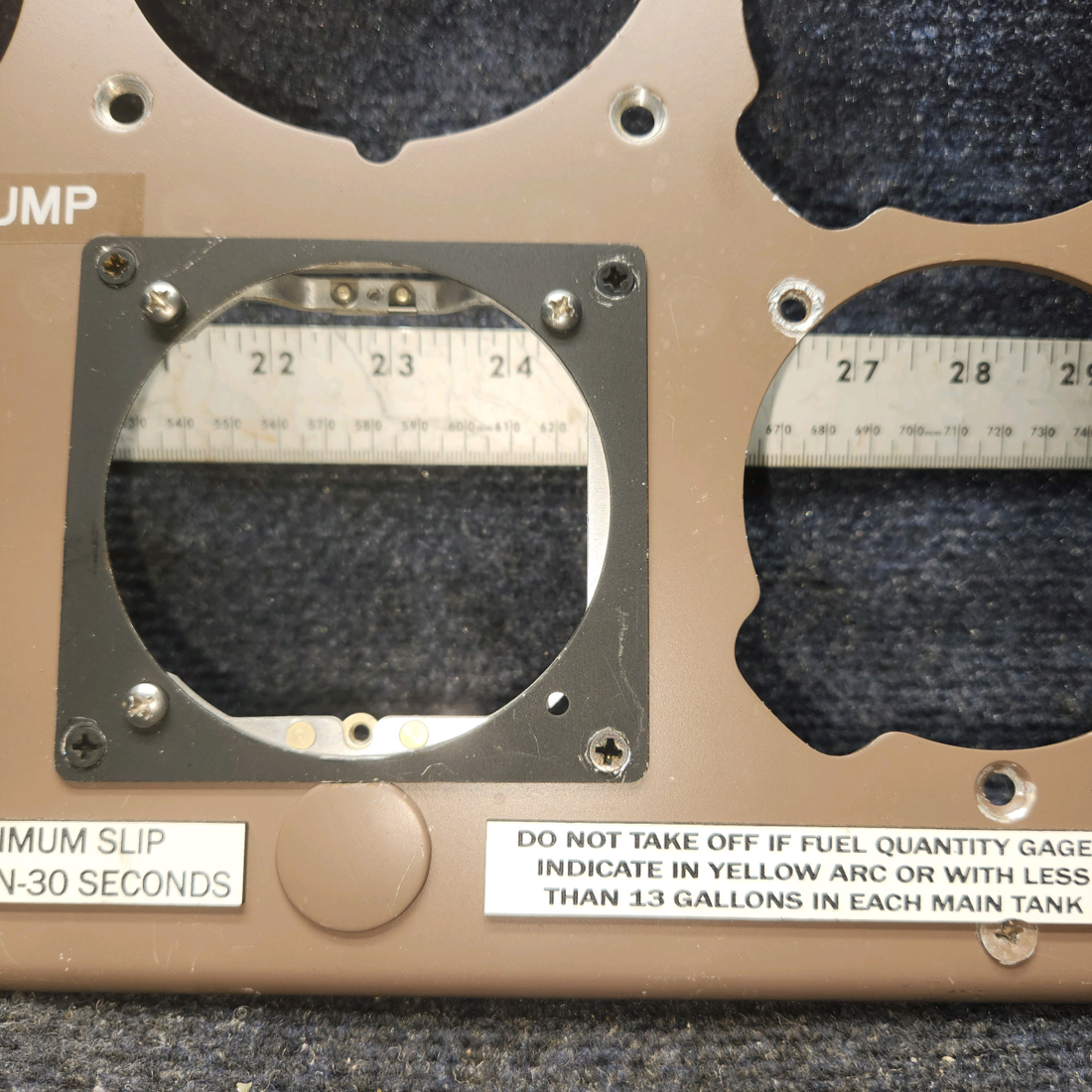 Used aircraft parts for sale, 96-324005-7 Beechcraft BEECHCRAFT 95-55B Instrument Panel Assembly