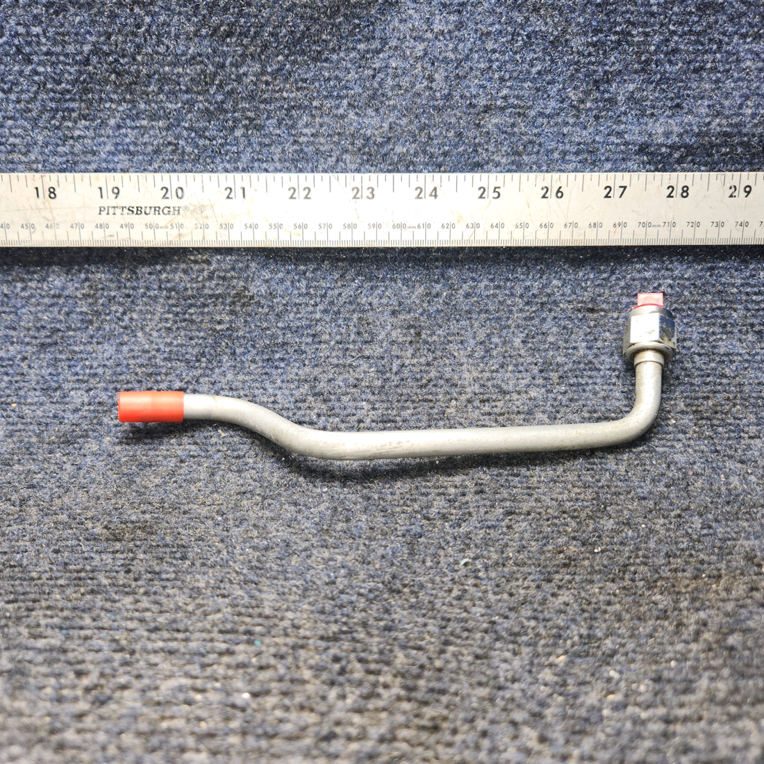 Used aircraft parts for sale, 68761 Lycoming Piper PA28-140 Oil Drain Tube for Cylinders
