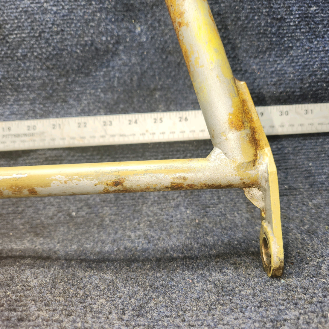 Used aircraft parts for sale, 169-810027-1 Beechcraft A24R Main Gear Retract Brace LH