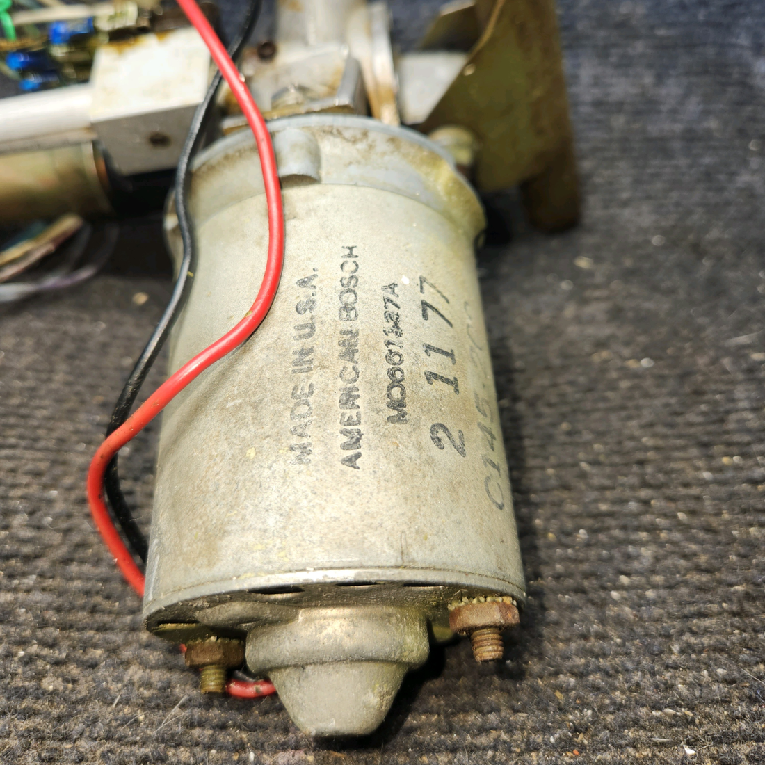 Used aircraft parts for sale, C301002-0103 cessna 172N Motor-Flap Actuator Internally Filtered
