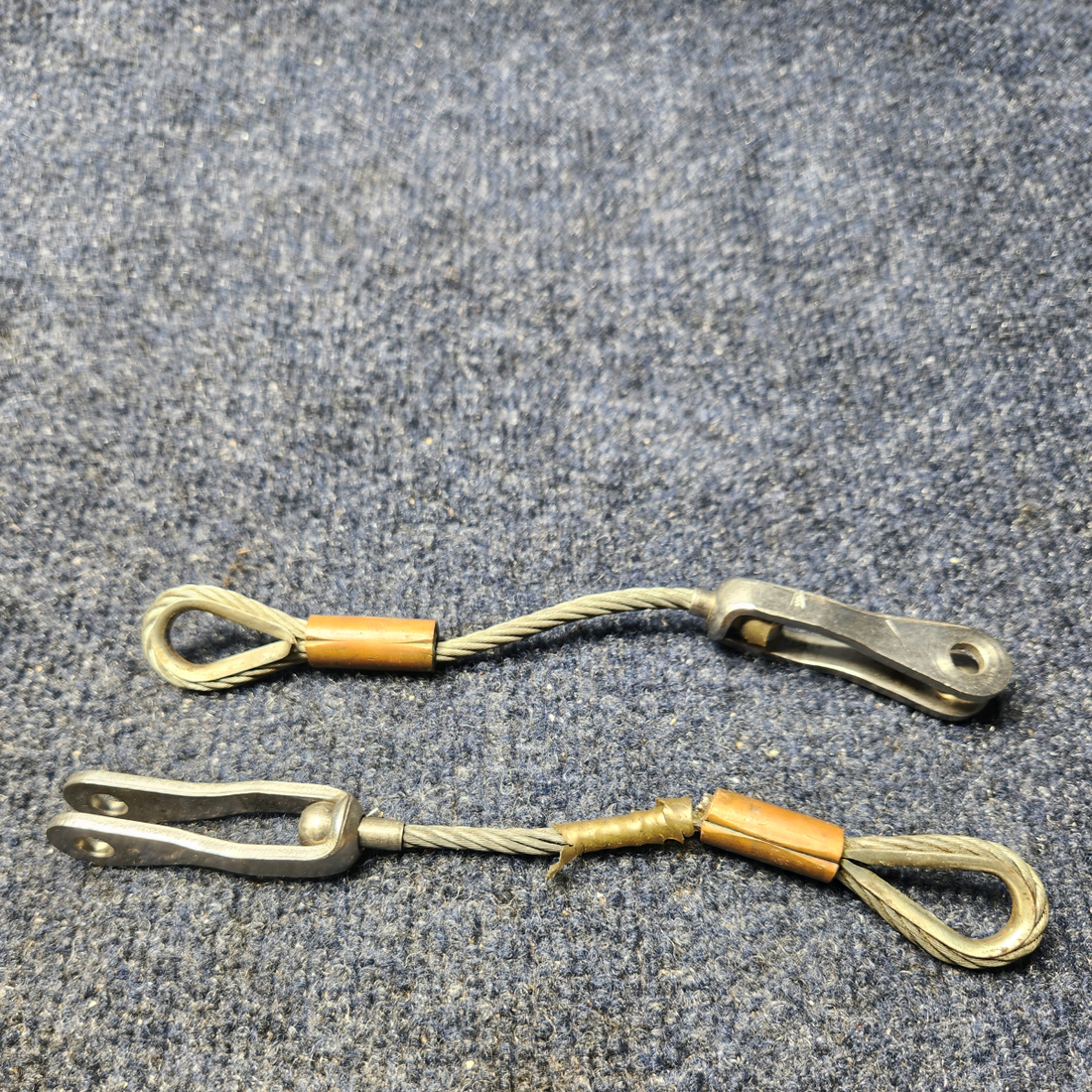 Used aircraft parts for sale, 96908-000 Piper PA32RT-300 SEAT BELT ATTACH CABLE ASSEMBLY (FORWARD OR AFT) PRICE PER EACH