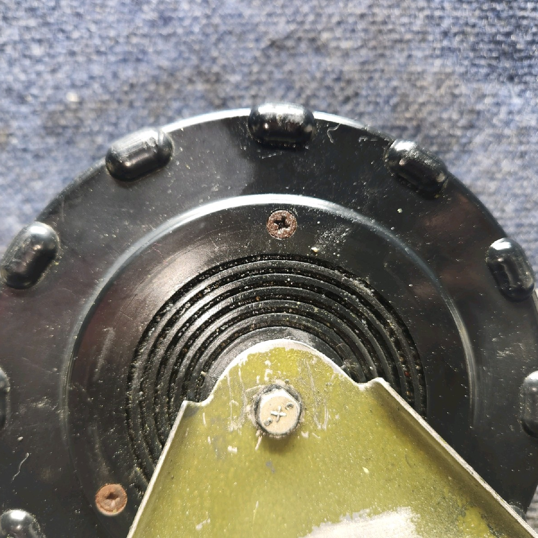 Used aircraft parts for sale, 68414-003, 65633-000 piper PA-28-181 Stabilator Trim Wheel Assembly w/ Bracket
