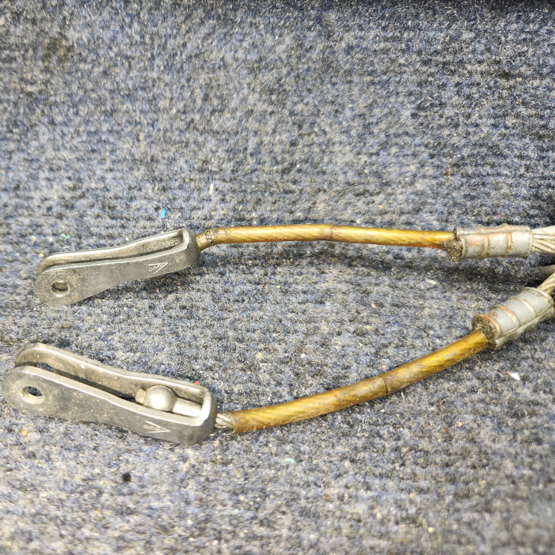 Used aircraft parts for sale, 65774-000 PIPER PA28-140 Cable Assy Seatbelt Attach - Rear Center