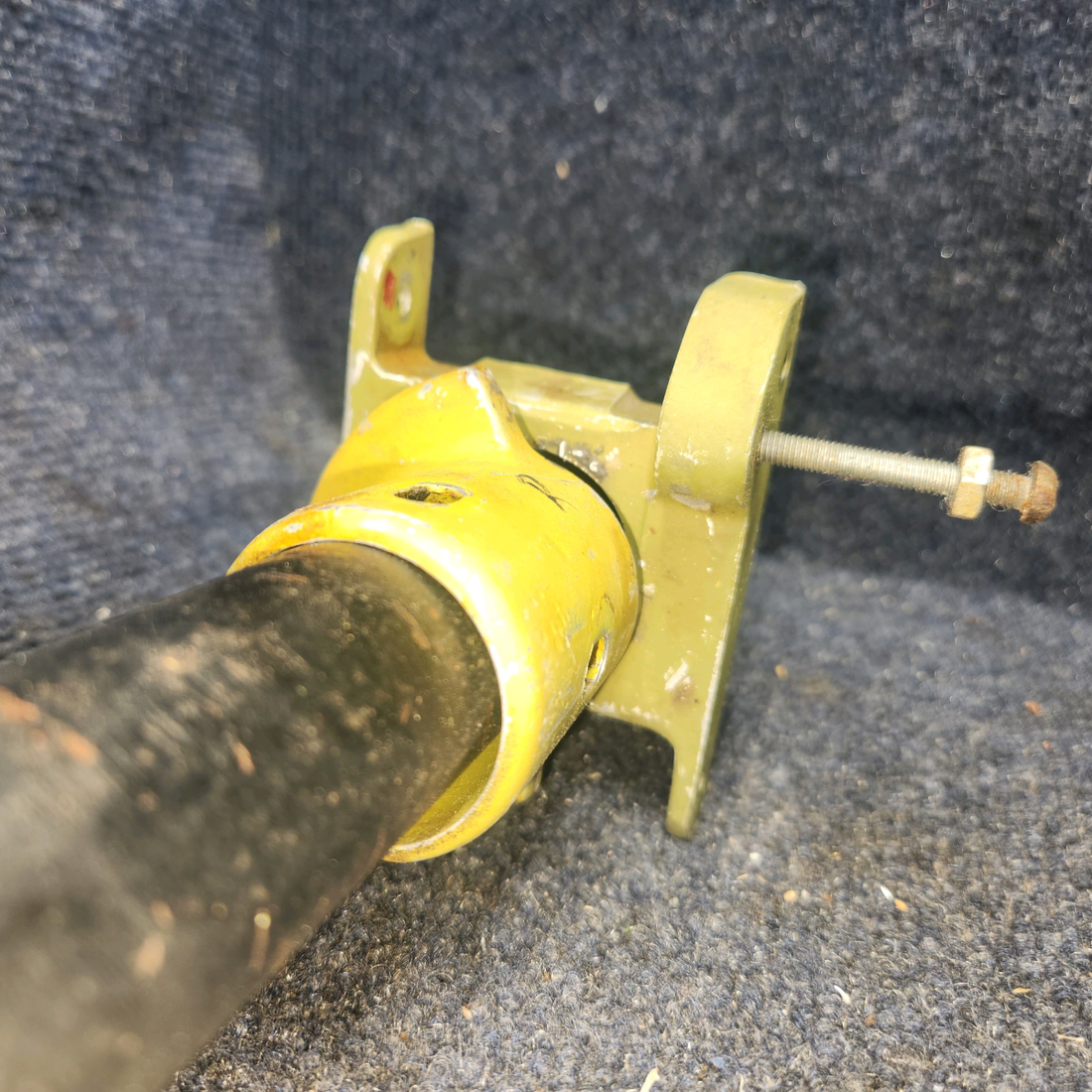 Used aircraft parts for sale, 62705-000 Piper PA-28-140 Flap Torque Tube with LH and RH Fitting
