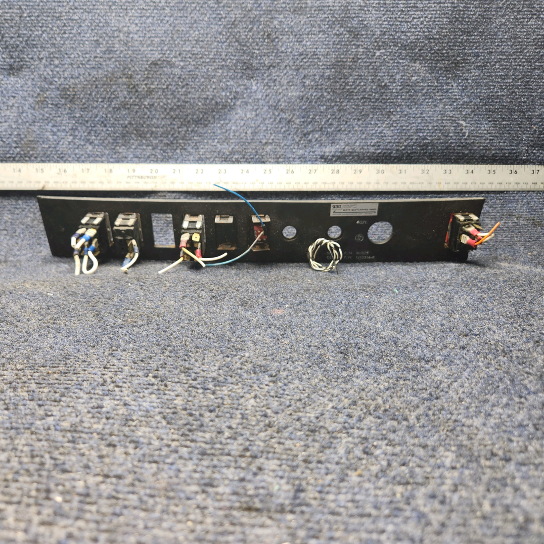Used aircraft parts for sale, 1213364-3, 1213314-9 Cessna 182P Panel Assy with Switches