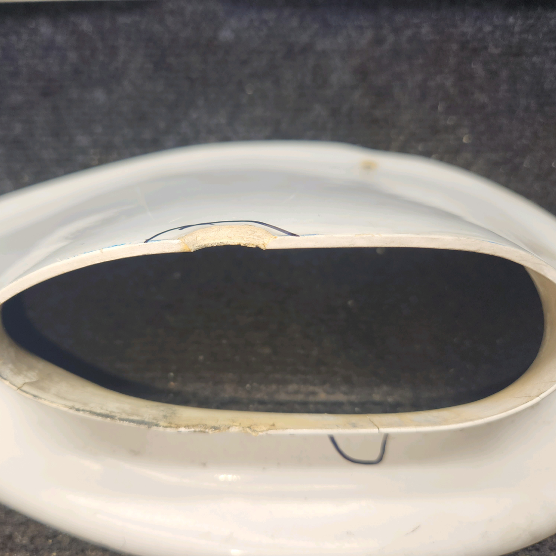 Used aircraft parts for sale, 0522150-1 Cessna 172E Wing Strut Fairing LH Lower