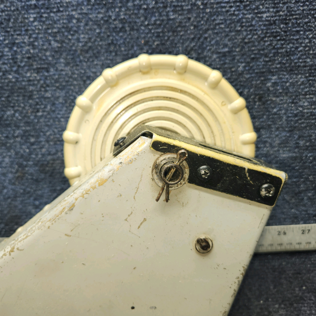 Used aircraft parts for sale, 169-524041-7 Beechcraft A24R Stabilator Tab Control Mechanism