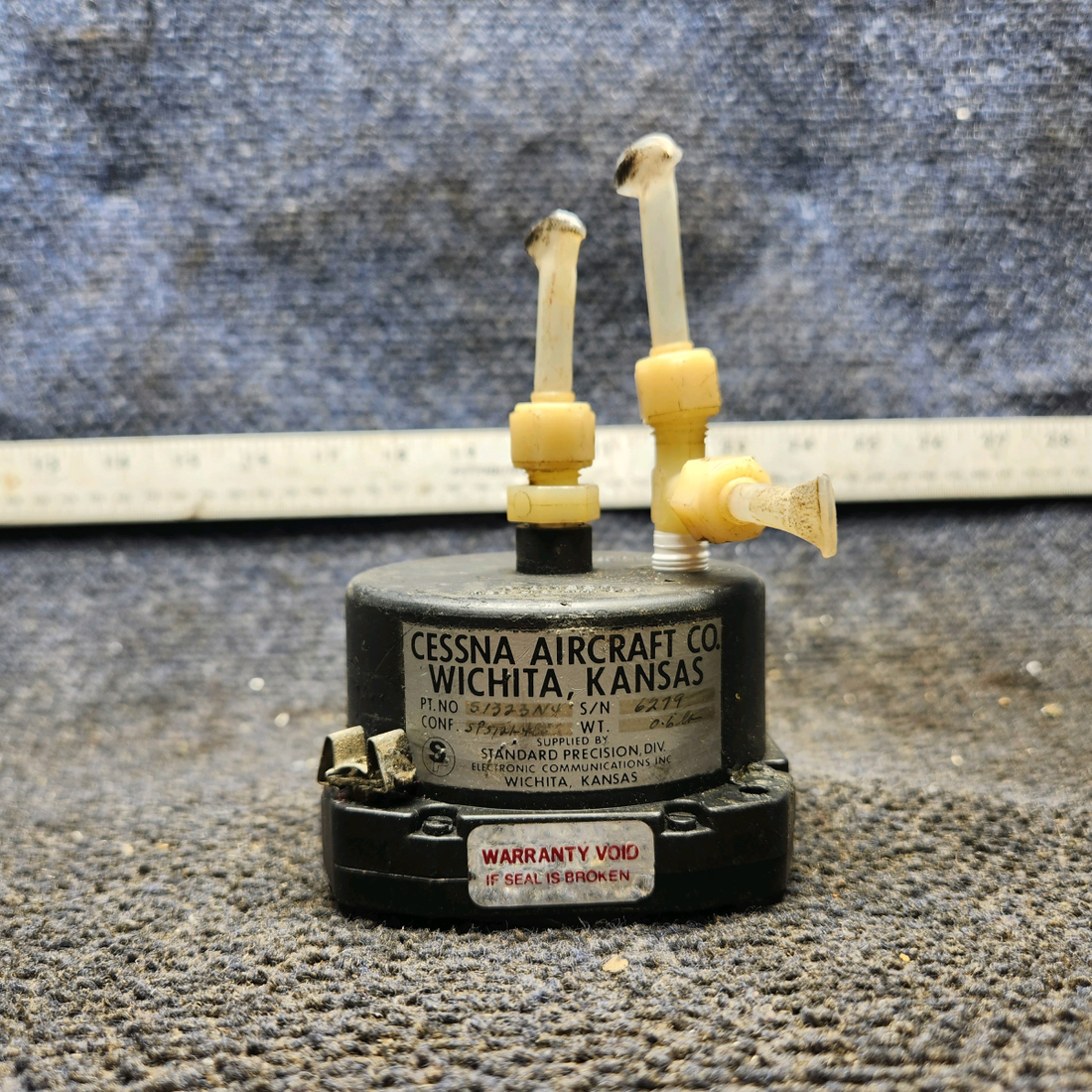 Used aircraft parts for sale, S1323N4 Standard Precision cessna 150G Airspeed Indicator