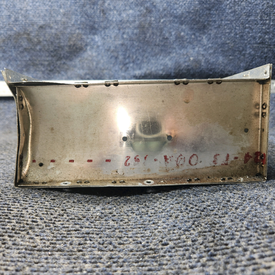 Used aircraft parts for sale, 0513320-8, 0513321-1 Cessna 172 E Map Box & Door Assembly - Black