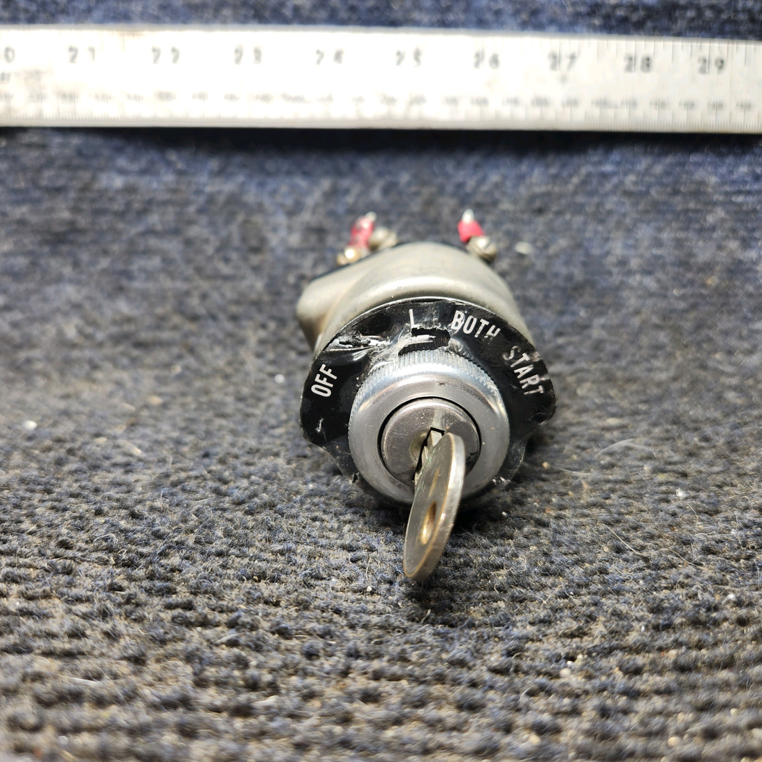 Used aircraft parts for sale, 10-357200-1 Bendix piper PA-28-181 Ignition Switch Assembly with Key