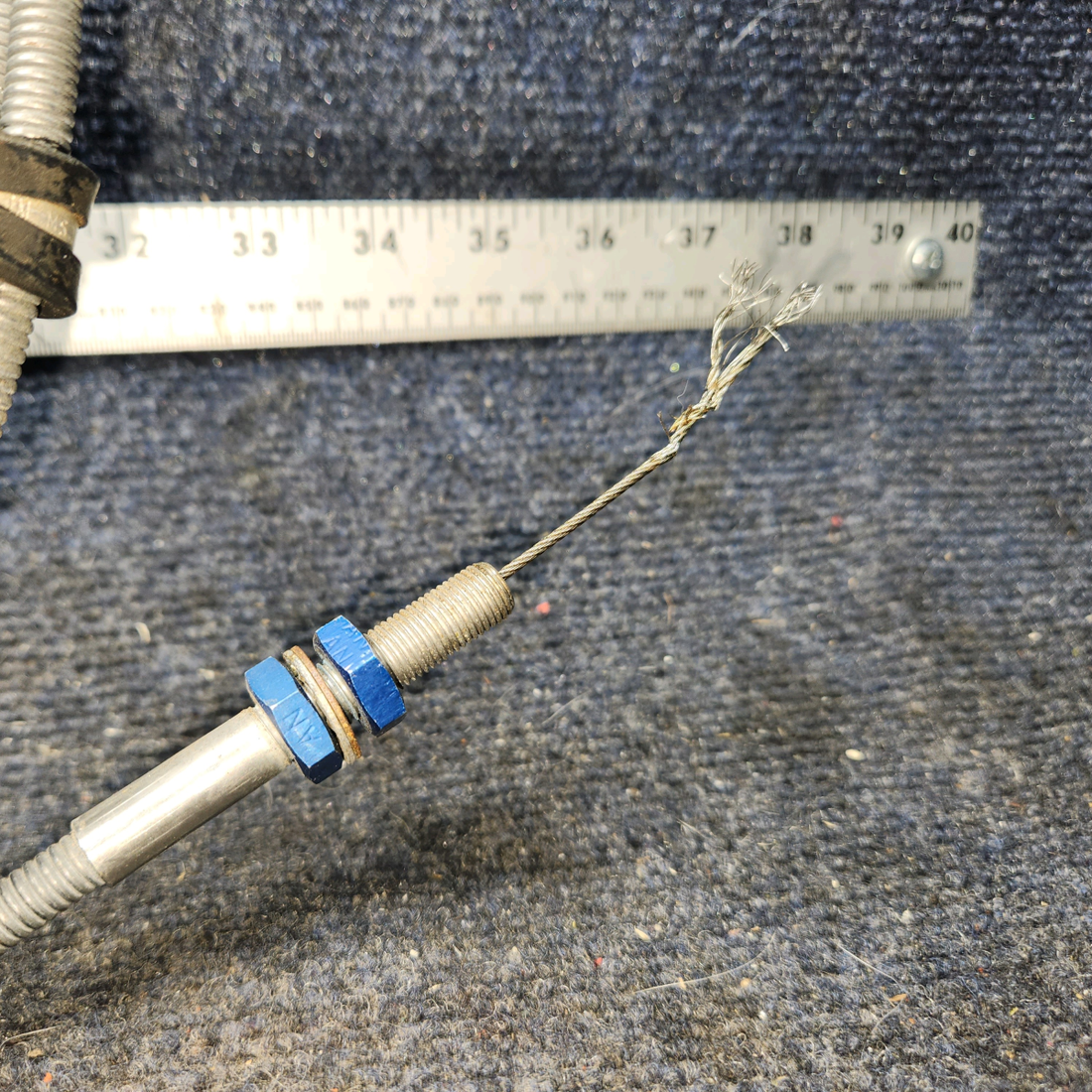 Used aircraft parts for sale, 9864054-1 cessna 172N Flap Position Control Cable – 147 in