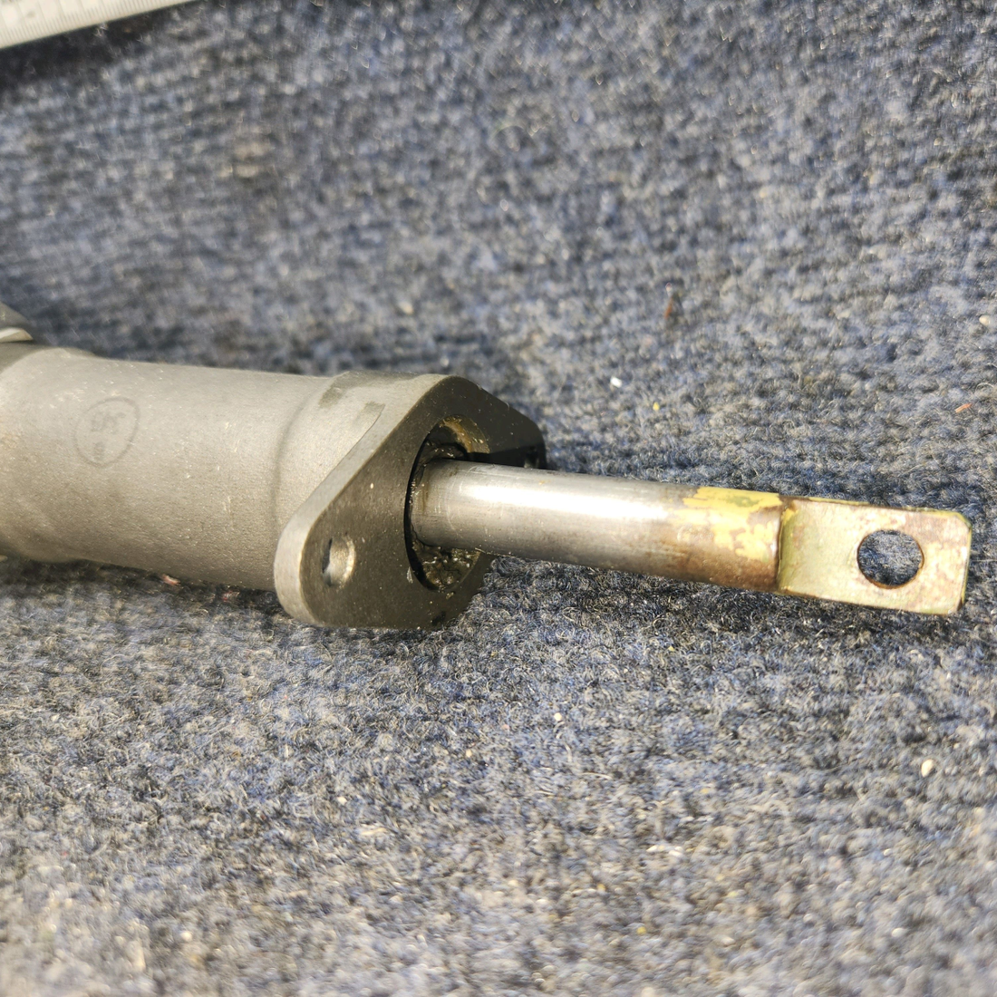 Used aircraft parts for sale, 169-524033-603 Beechcraft A24R Stabilator Trim Tab Actuator Assembly with Drum and Cable