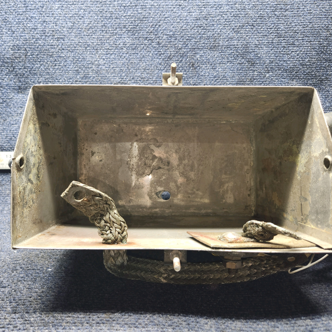 Used aircraft parts for sale, 63888-000 PIPER PA28-140 Battery Box w / Solenoid