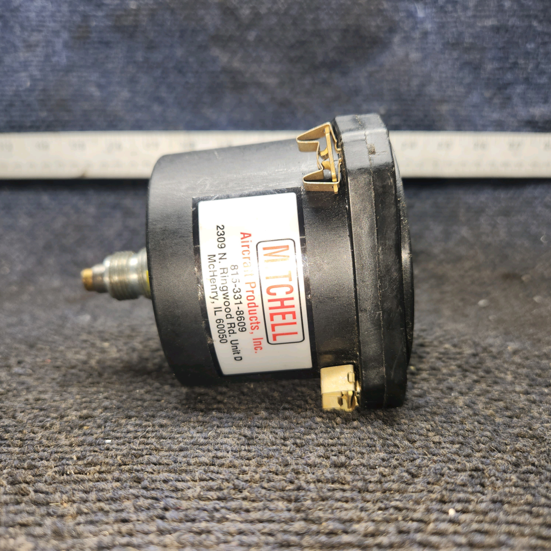 Used aircraft parts for sale, D1-112-5023 Mitchell Piper PA-28-140 RPM Recording Tachometer (Hours: 0081.8)