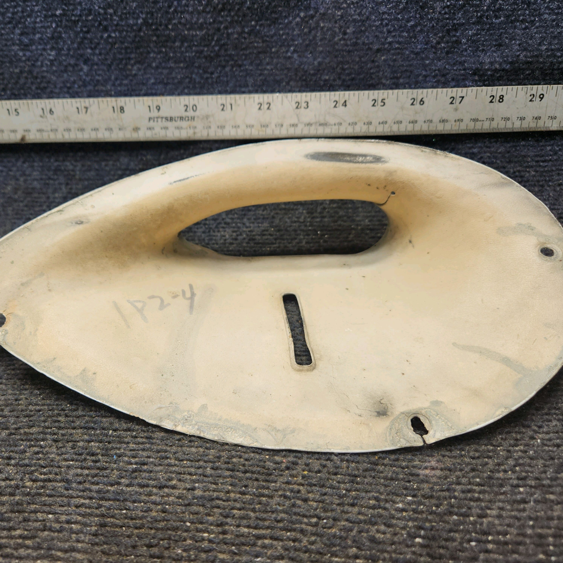 Used aircraft parts for sale, 0723605-4 Cessna 182G Wing Strut Upper Fairing RH (Worn Holes)