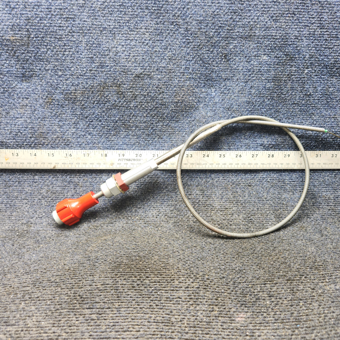 Used aircraft parts for sale, MC600-72 PIPER PA28-140 Universal Solid-Wire Vernier Mixture Control – 42"