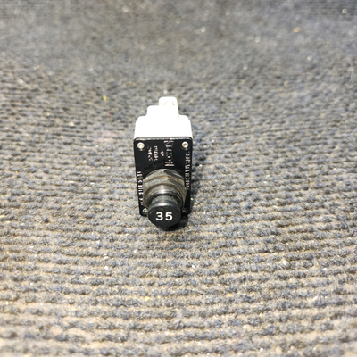 Used aircraft parts for sale, 7271-8-35 Klixon 7271 Cessna 172E Circuit Breaker 35 AMP