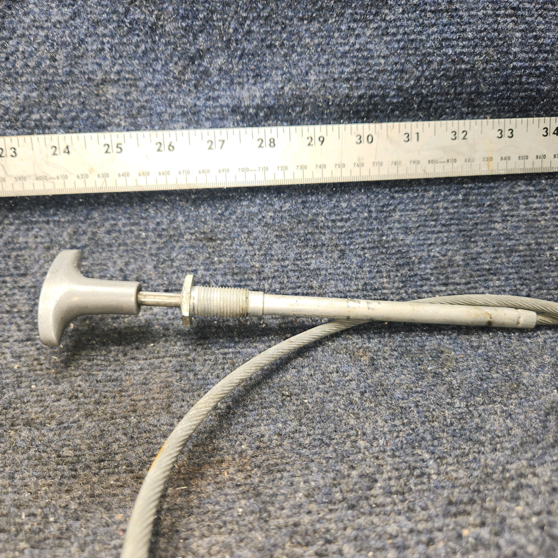 Used aircraft parts for sale, 95-940011-3 BEECHCRAFT 95-55B Control Cable Heather Assy 68"