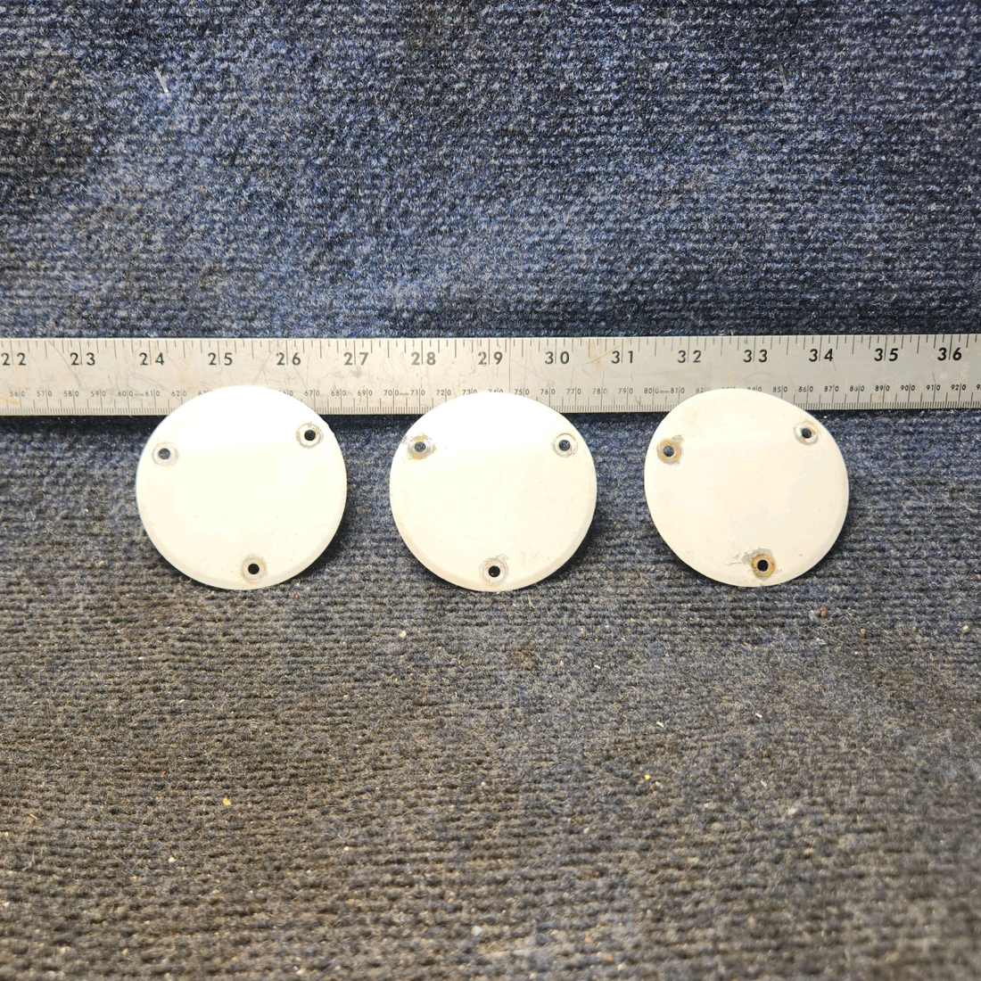 Used aircraft parts for sale, S225-3 Cessna 172F Flap Inspection Cover Plate - Set of 3