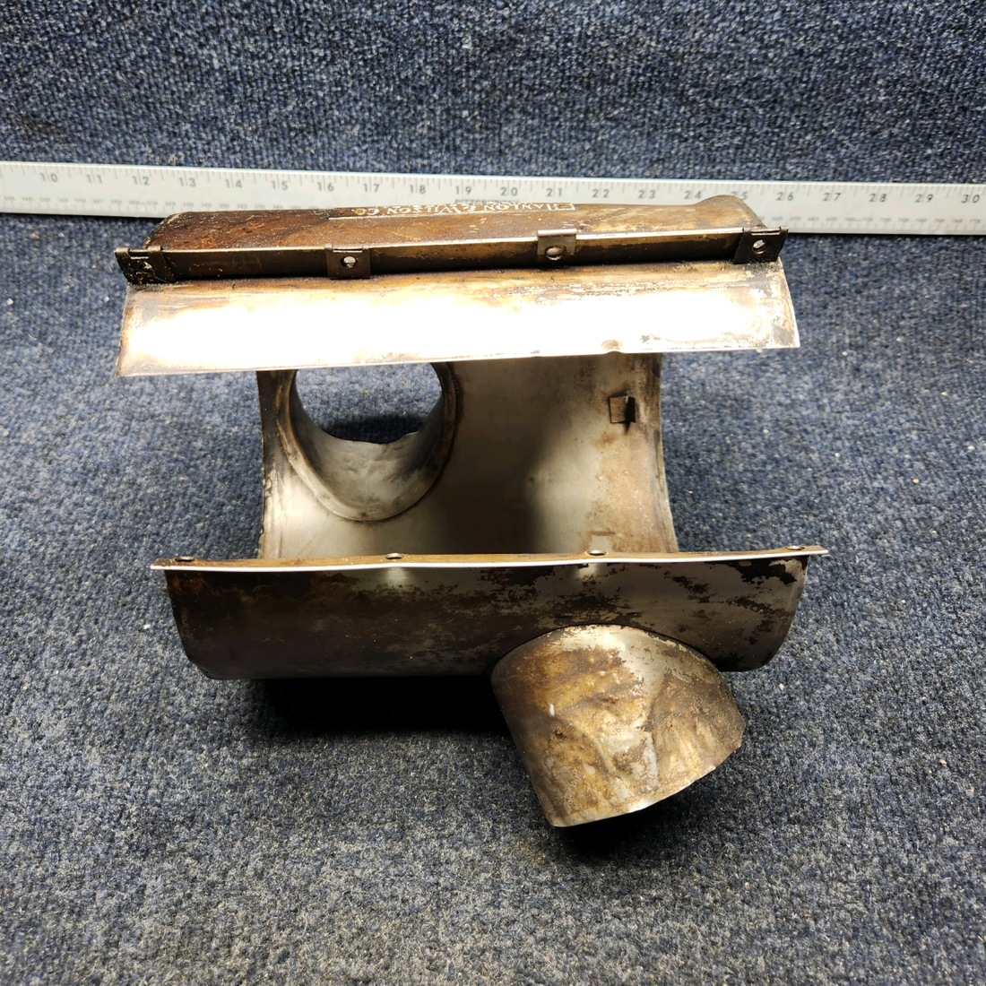 Used aircraft parts for sale, 35-950129-1 BEECHCRAFT F35 SHROUND ASSY EXHAUST