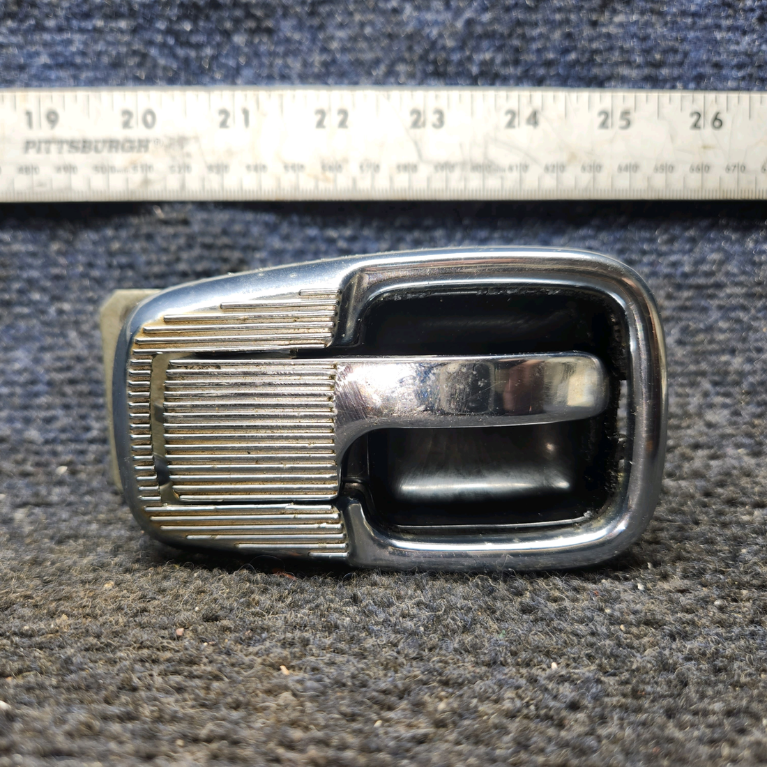 Used aircraft parts for sale, 459-441 Piper Pa-28 Cabin Door Handle Escutheon Assembly