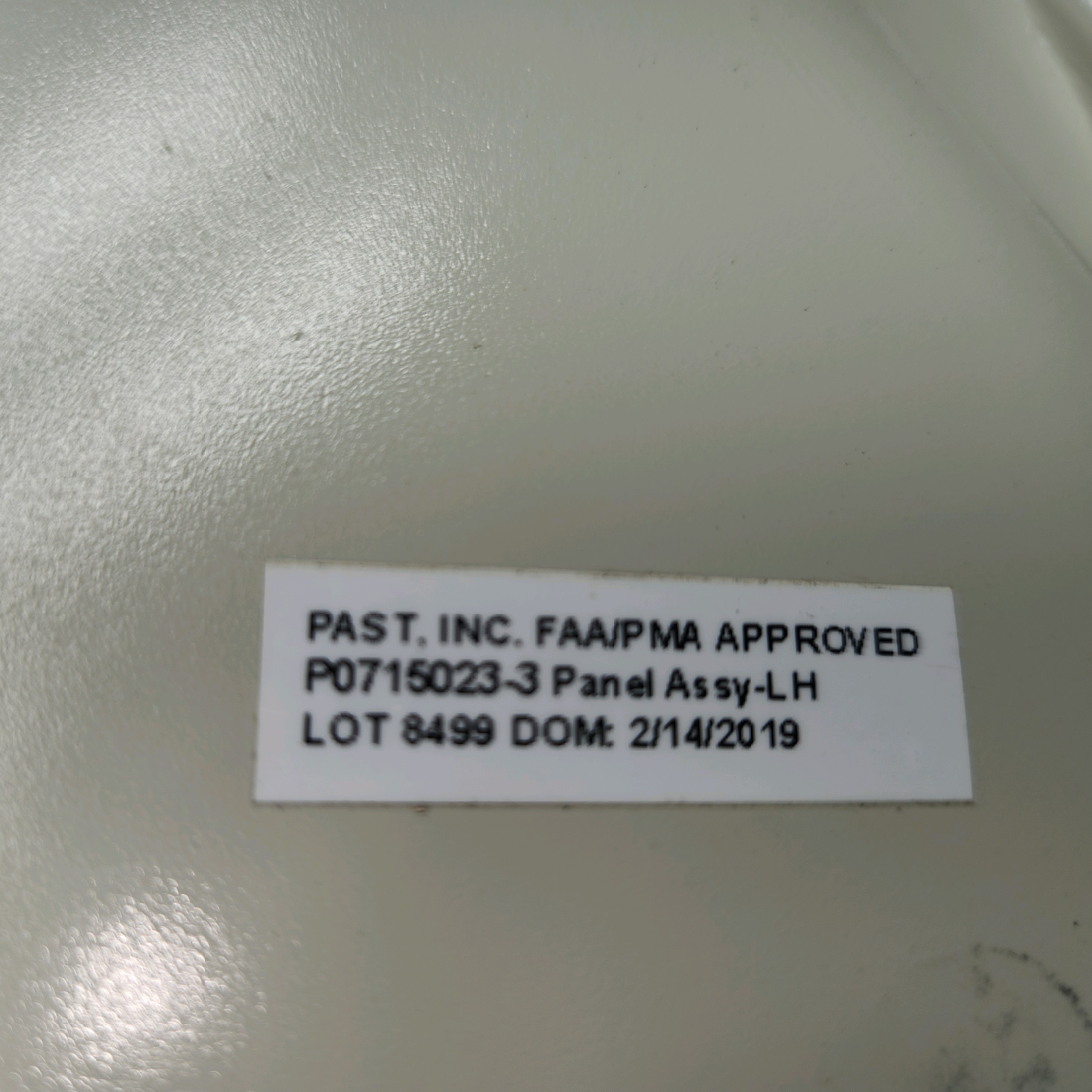 Used aircraft parts for sale, 0715023-3 Cessna 182P Door Frame AFT Baggage