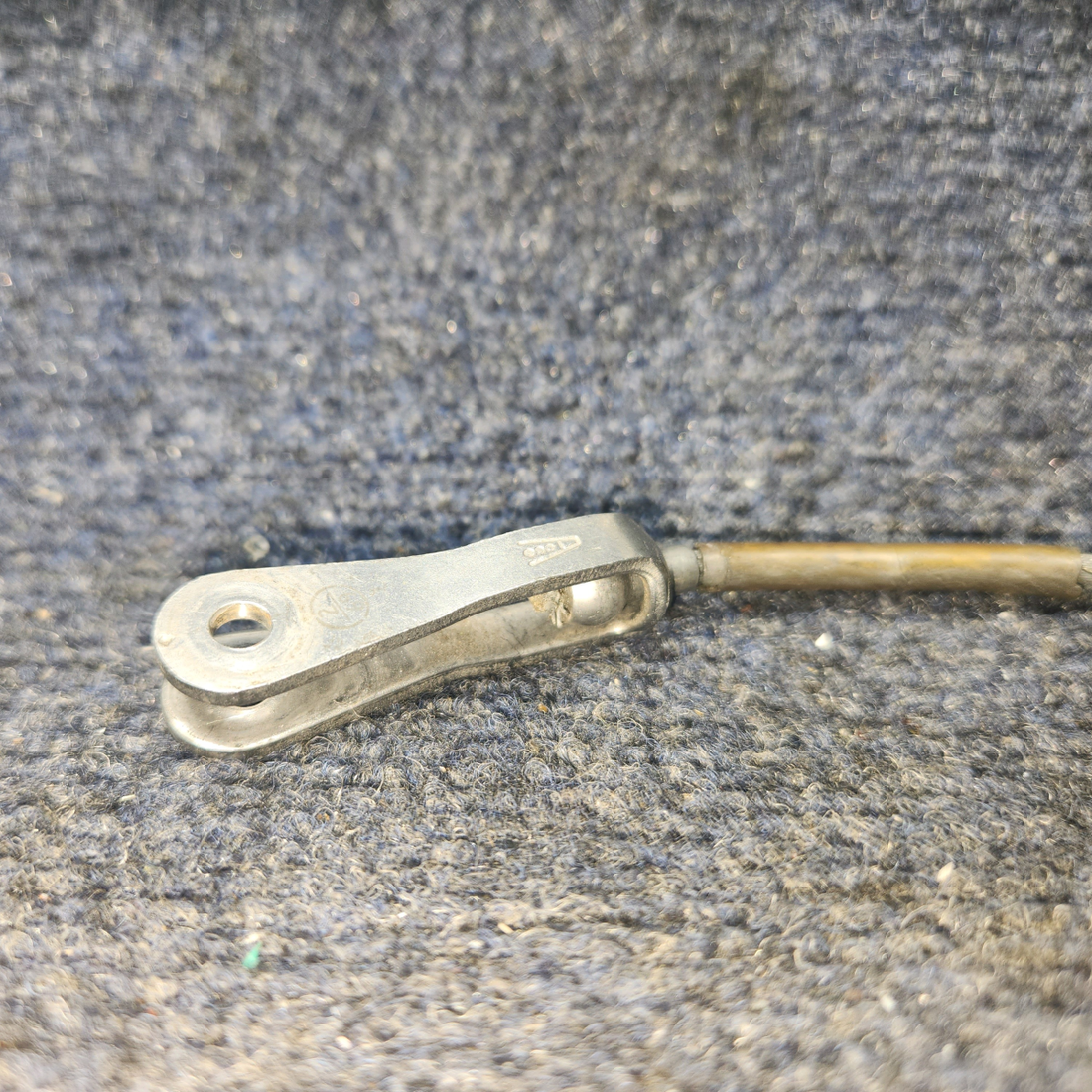 Used aircraft parts for sale, 20868-00 Piper PA28-140 Seat Belt Attach Cable Rear Side