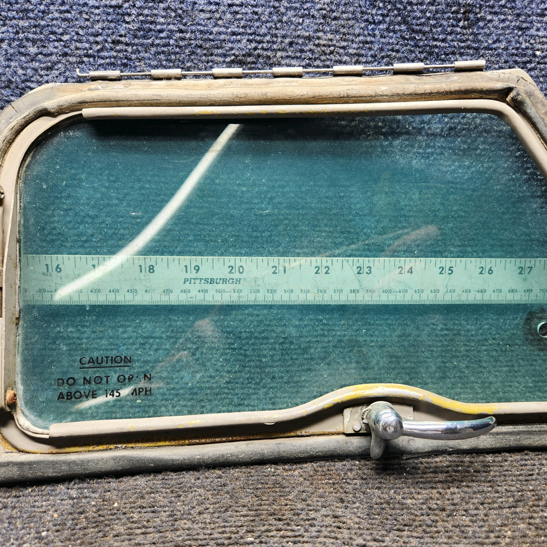 Used aircraft parts for sale, 35-410291-88 Beechcraft 35-33 Storm Window Assy