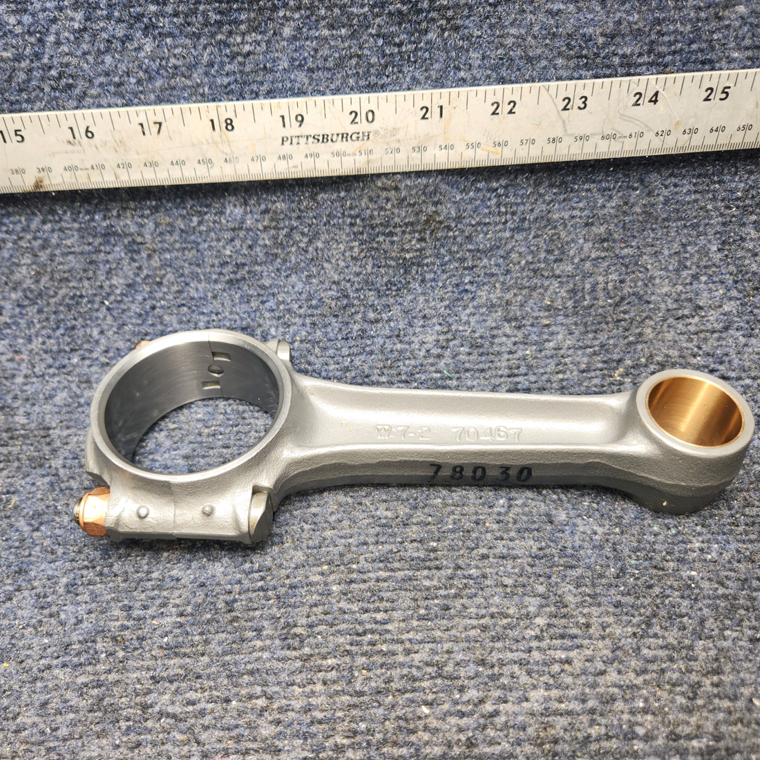 Used aircraft parts for sale, 78030 Lycomoing O-320 CESSNA 172K Connection Rod set of 4 With 8130