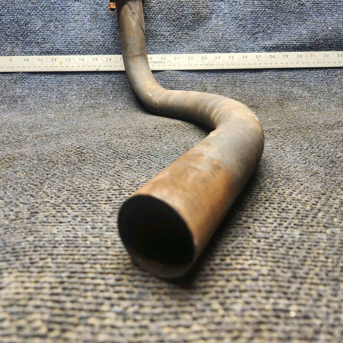 Used aircraft parts for sale, 99044-03 Piper PA-28-140 Exhaust Stack – Left Rear