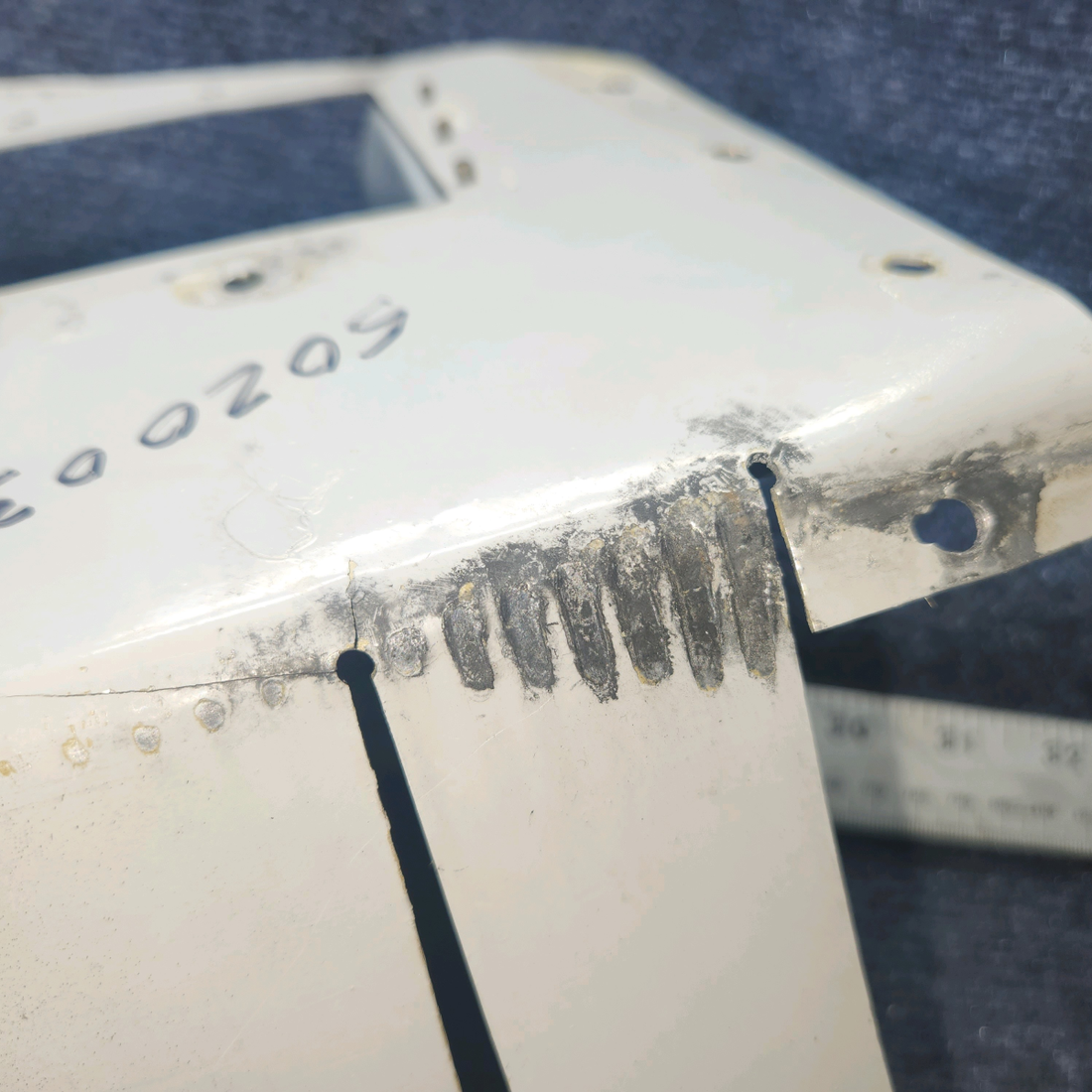 Used aircraft parts for sale, 502003-4 Grumman A5B Baffle Side Front