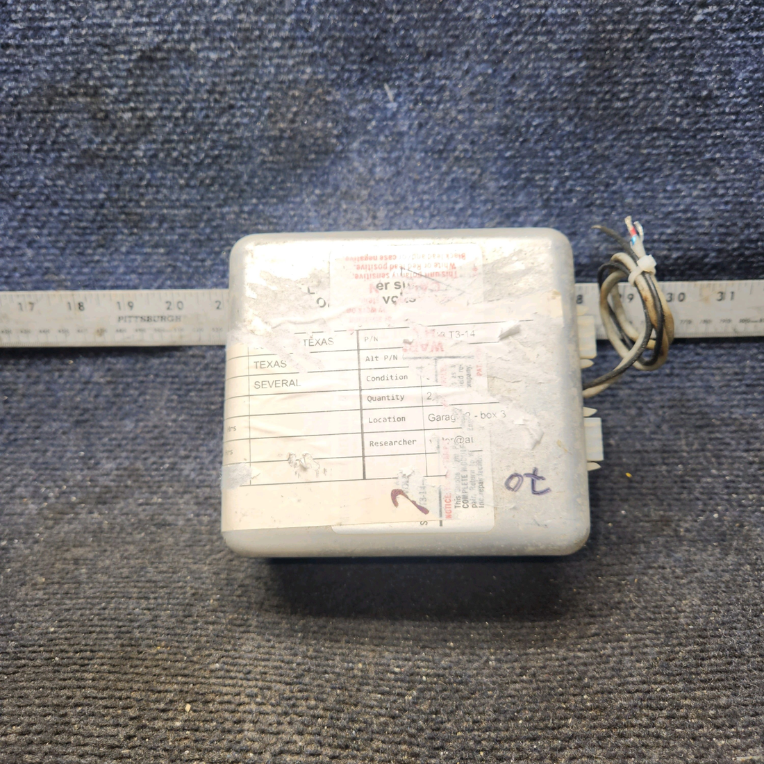 Used aircraft parts for sale, A413,T3-14 Whelen A413 Strobe Light Power Supply (14V)