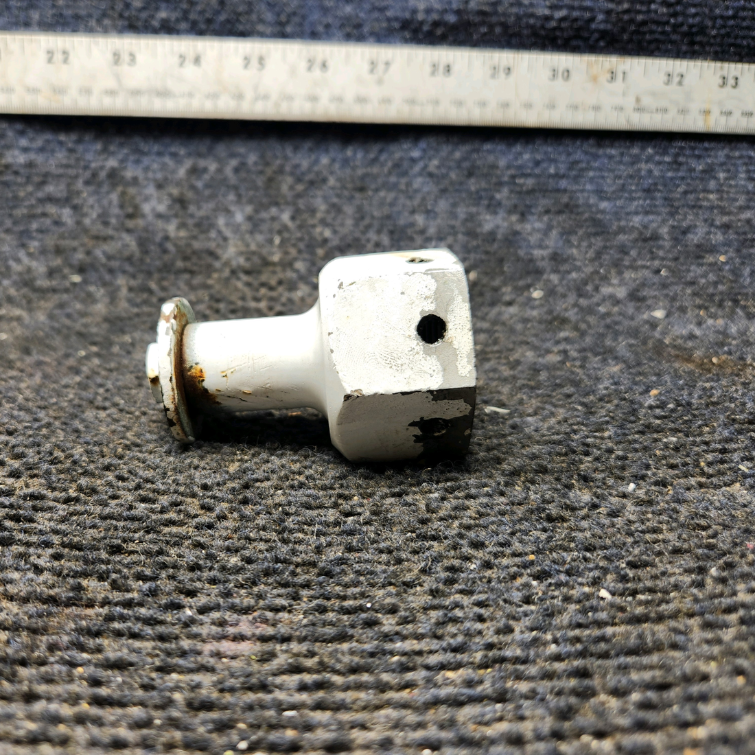 Used aircraft parts for sale, 0441130-2 Cessna 172E Main Gear Axle Fairing Nut (Length: 2.563")