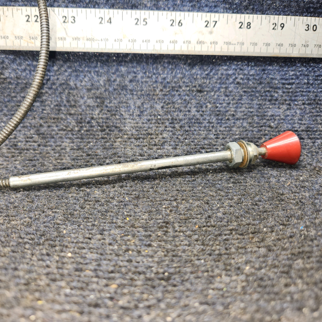 Used aircraft parts for sale, 169-380005-17 Beechcraft C23 SUNDOWNER Cabin Air Control Cable - 48"