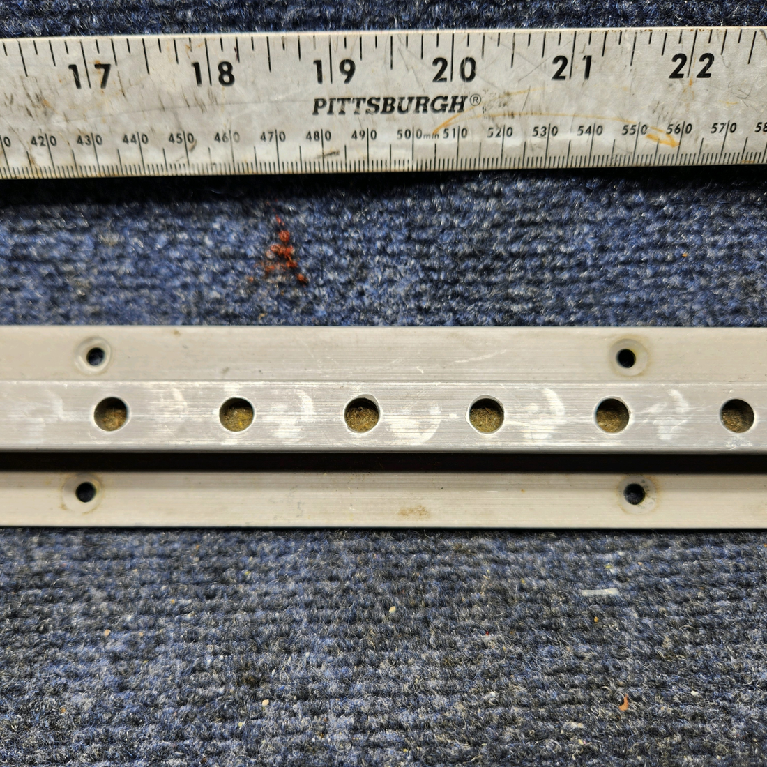 Used aircraft parts for sale, 002-430021-19 Beechcraft F33A BEECHCRAFT E-55 SEAT TRACK CENTER