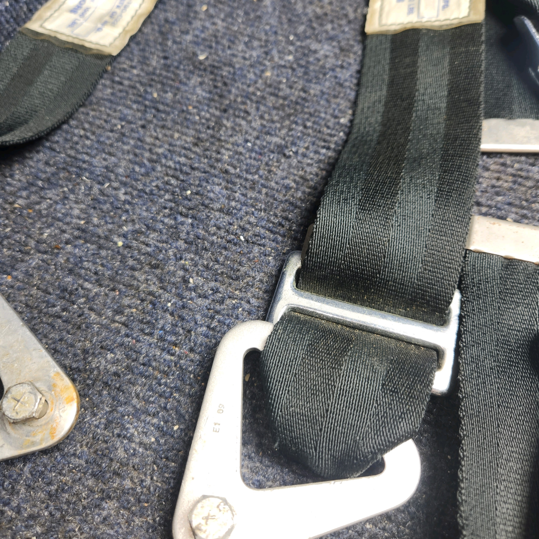 Used aircraft parts for sale, 90-91R60 Aero Fabrication Cessna 172E Seatbelt Assembly