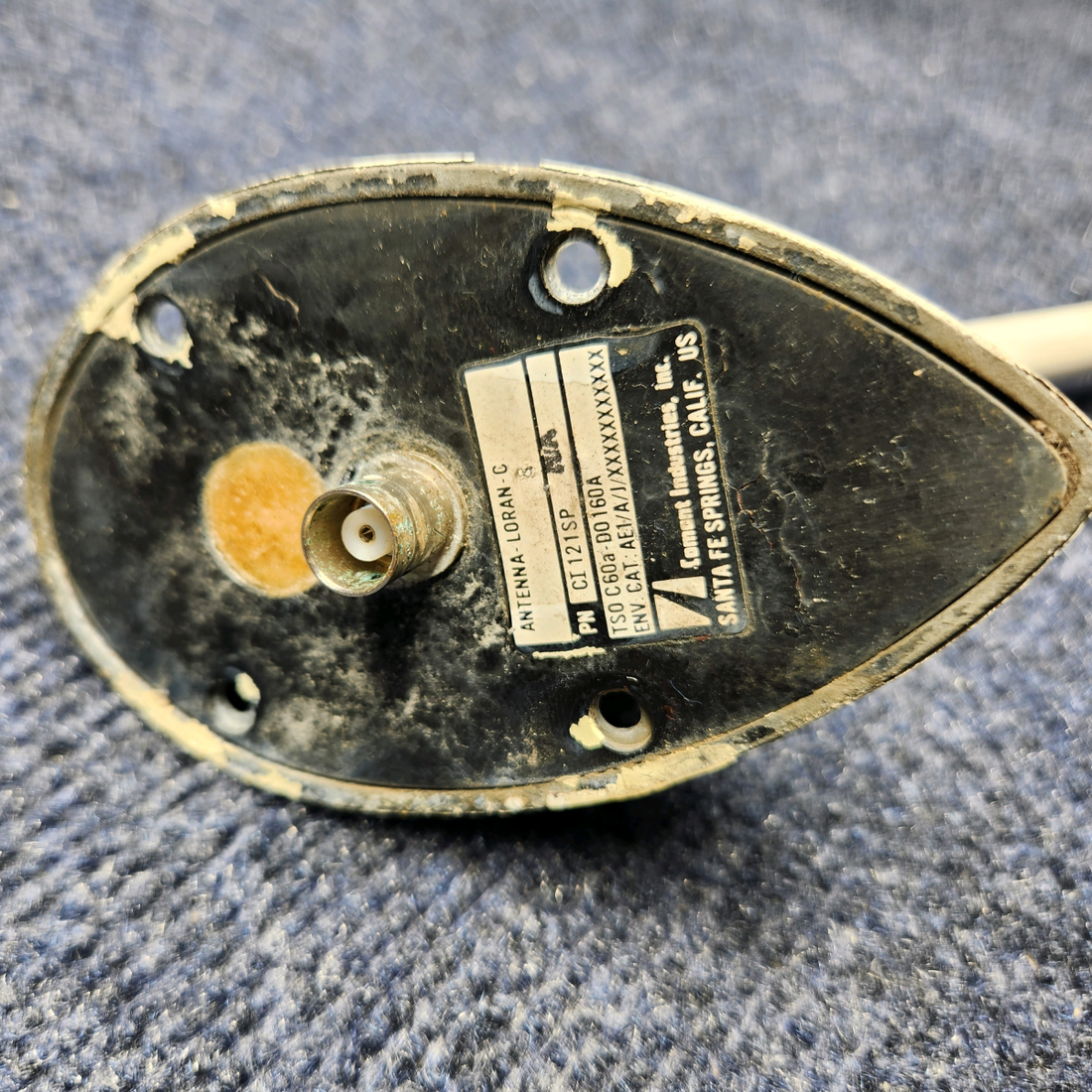 Used aircraft parts for sale, CI-121SP Comant Beechcraft C23 SUNDOWNER CI-121SP COMANT LORAN C ANTENNA