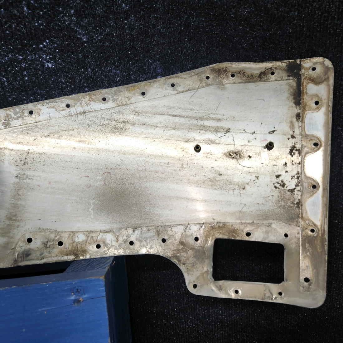 Used aircraft parts for sale, 0513007-3 Cessna 172E Doorpost Bulkhead Skin LH