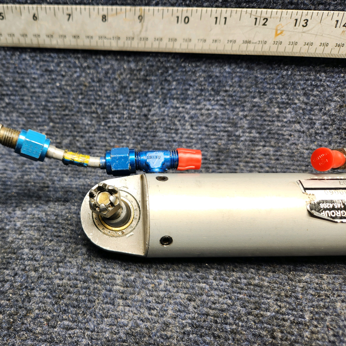 Used aircraft parts for sale, 69-380060-1 Beechcraft A24R Actuator Hydraulic Retract MGL