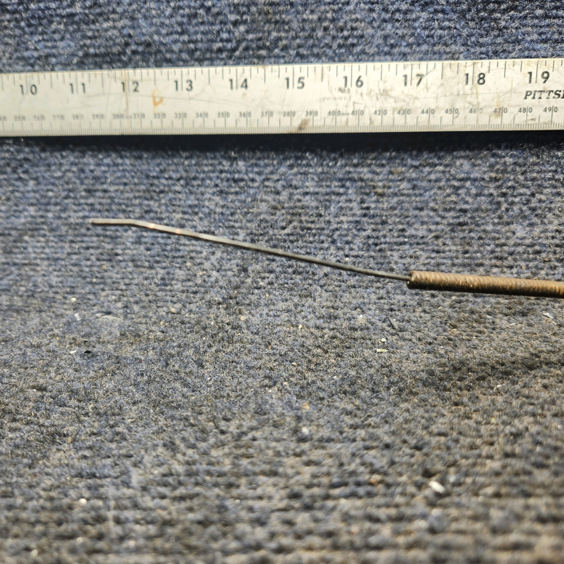 Used aircraft parts for sale, S1239-15 Cessna 172E Cabin Heat Control Cable (Length: 47")
