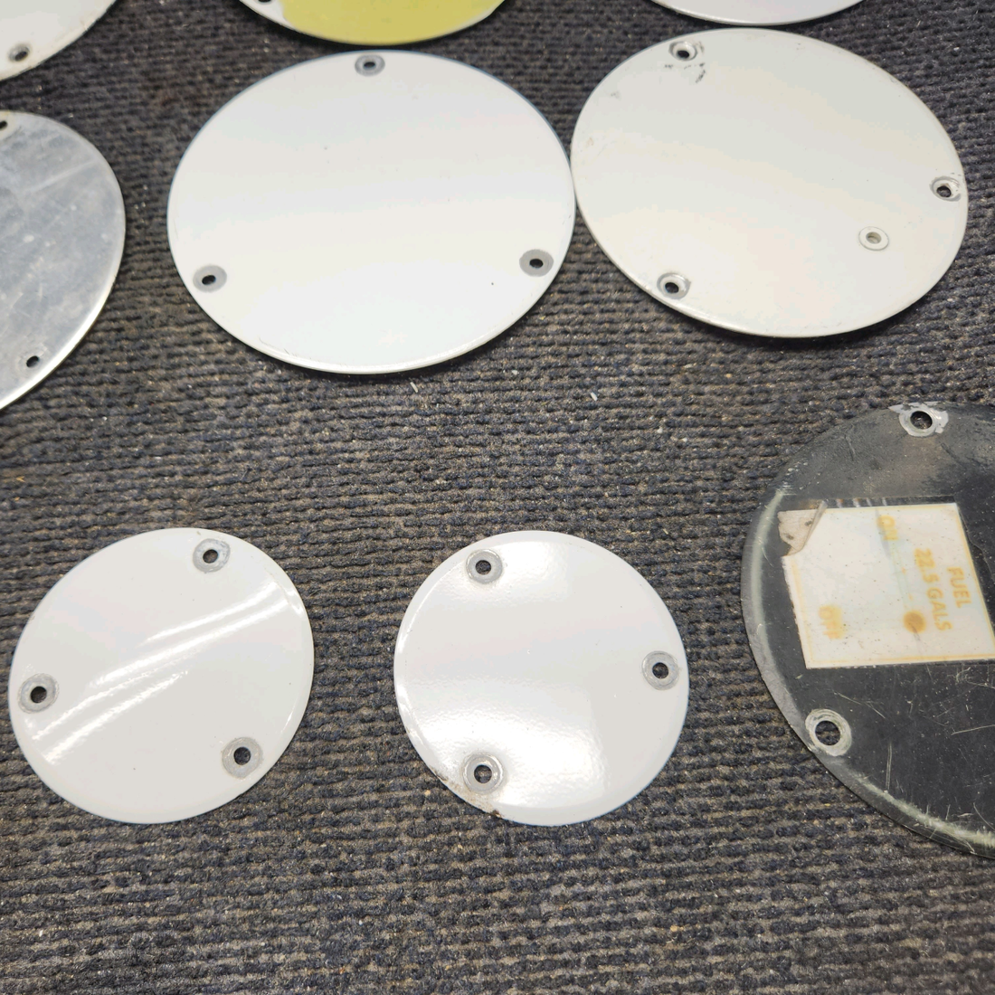 Used aircraft parts for sale, S225-1, S225-2, S225-3 Cessna C175 Lot of Different Plate Covers