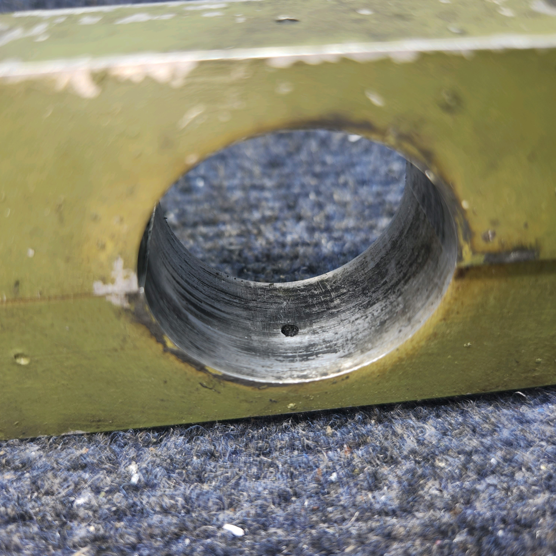 Used aircraft parts for sale, 62745-000 Piper PA28-140 Pillow Block Torque Shaft Support