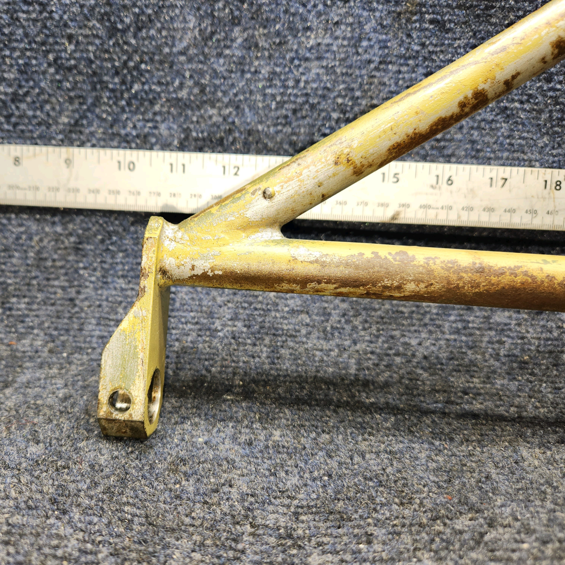 Used aircraft parts for sale, 169-810027-2 Beechcraft A24R Main Gear Retract Brace RH