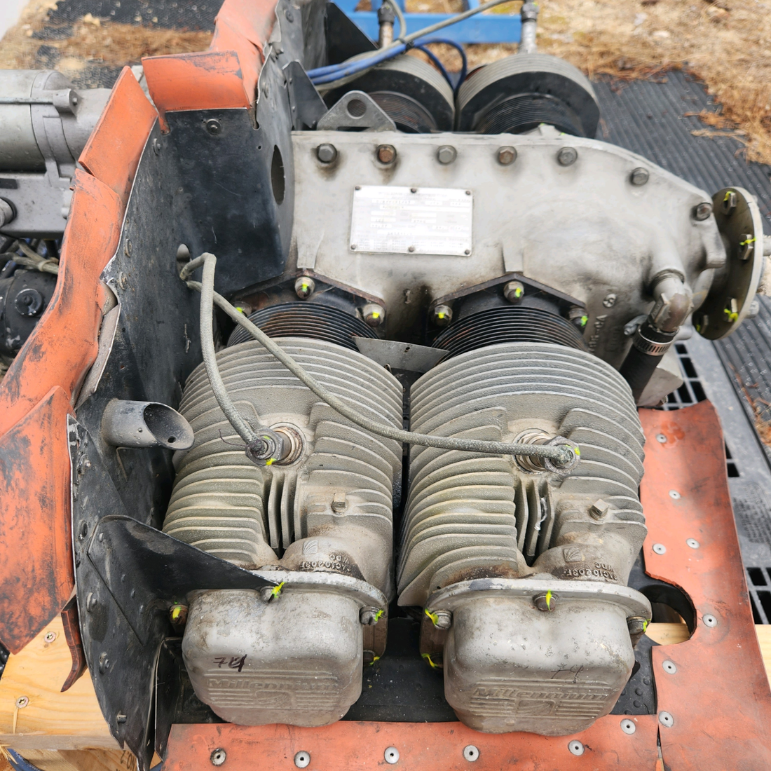 Used aircraft parts for sale, O-200-A TCM Continental O-200-A cessna 150G Aircraft Engine "Prop Strick"