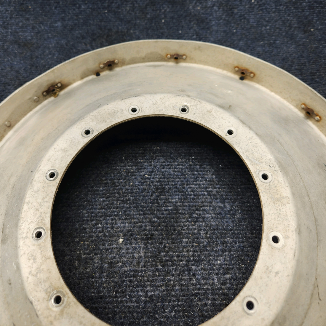 Used aircraft parts for sale, 2450003-1 CESSNA C172RG AFT PROPELLER SPINNER BULKHEAD ASSEMBLY