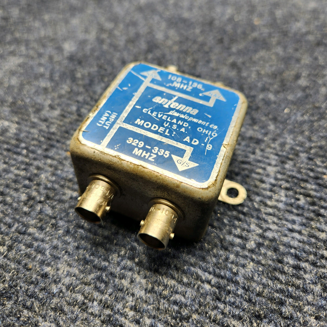 Used aircraft parts for sale, AD-9 Piper PA32RT-300 ANTENNA DEVELOPMENT SPLITTER COUPLER