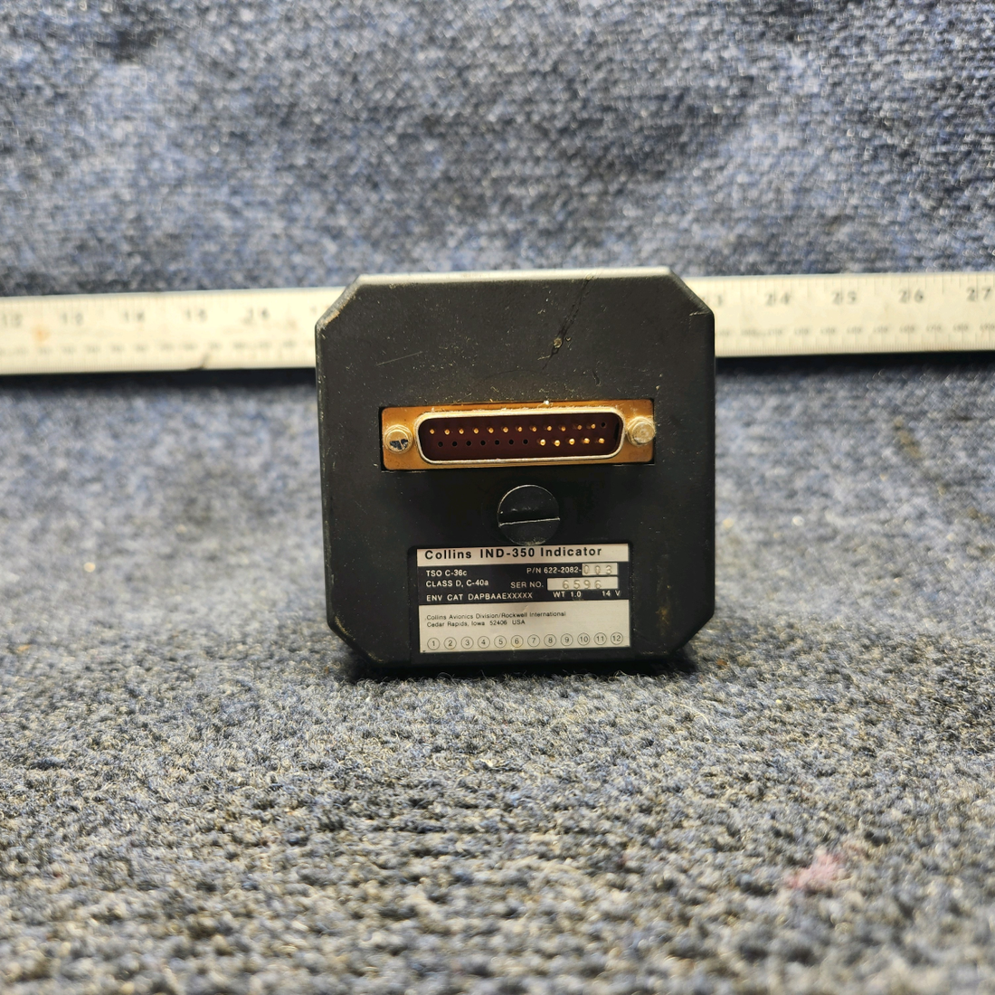 Used aircraft parts for sale, 622-2082-003 Collins IND-350 NAVIGATION INDICATOR (14V)