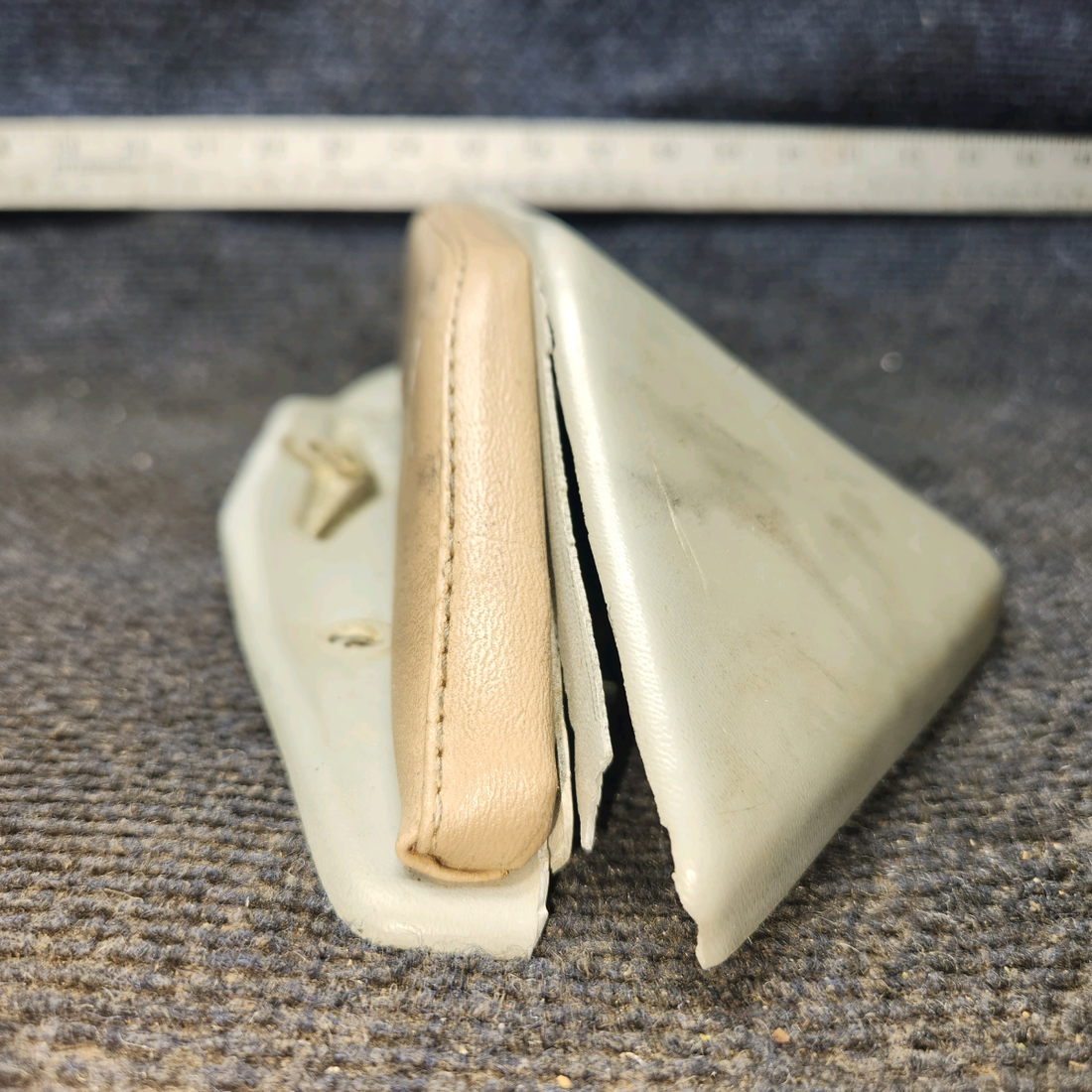 Used aircraft parts for sale, 33-534012-1, 33-534012-5, 35-534012-5 Beechcraft 35-33 Armrest Assembly – Gray/Beige