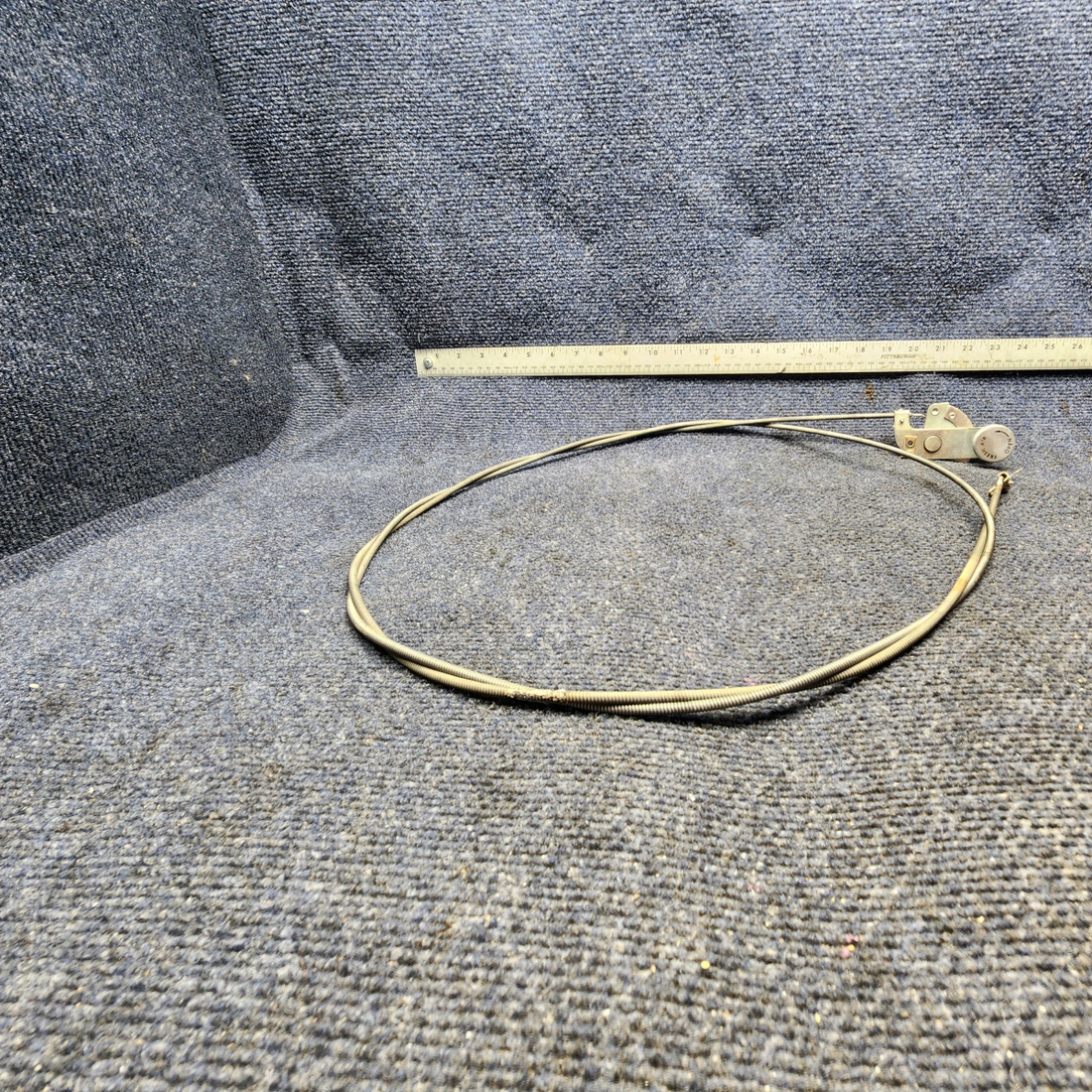 Used aircraft parts for sale, 361-000-11 / 130-032-332 Beechcraft F33A CONTROL FRESH AIR W/ BRACKET AND CABLE.