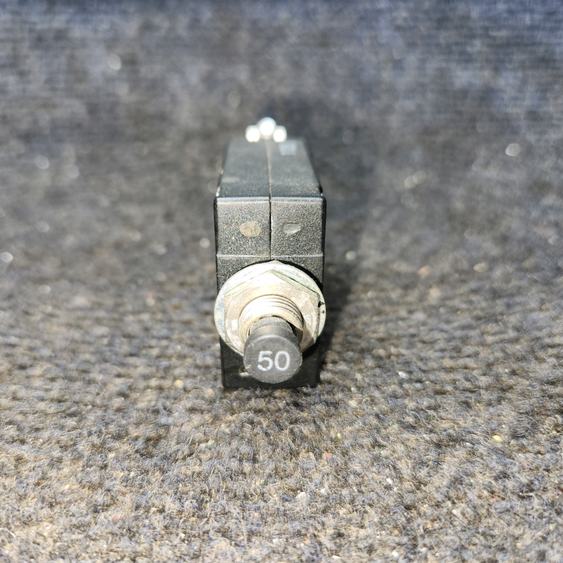 Used aircraft parts for sale, W23-X1A1G-50 Tyco Electronics Cessna 172E Circuit Breaker, 50 Amps